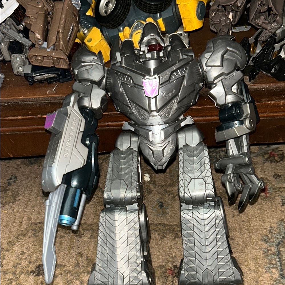 Transforming Robot Action Figure - Silver